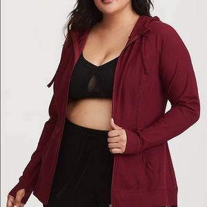 TORRID active waffle jacket